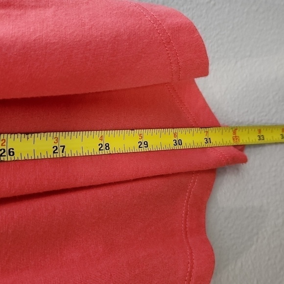 Fever WOMANS CORAL OPEN SHOLDER lONG FLOWY TOP SZ MEDIUM - Picture 7 of 7